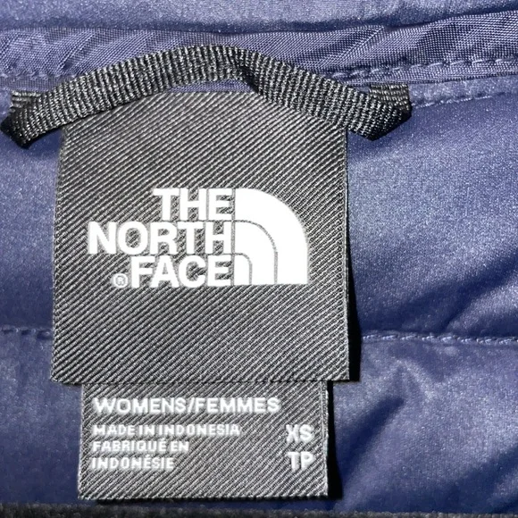 THE NORTH FACE WOMEN'S STRETCH DOWN PARKA AVIATOR COAT JACKET NAVY SIZE XS
